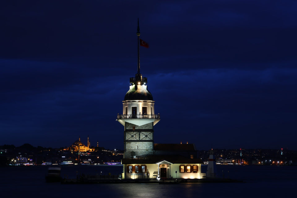 Maiden’s Tower at Blue Hour