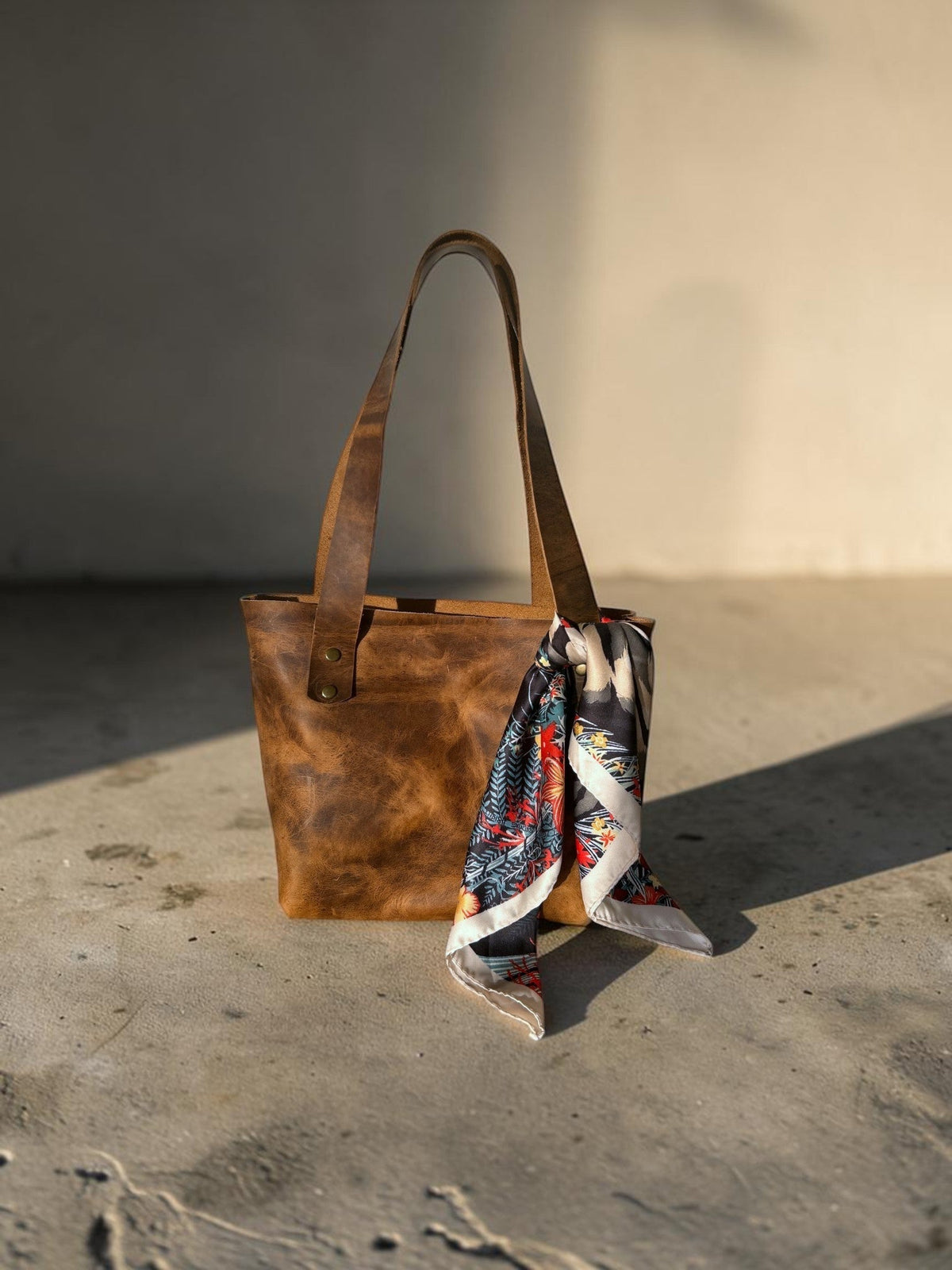 Personalized leather with initials