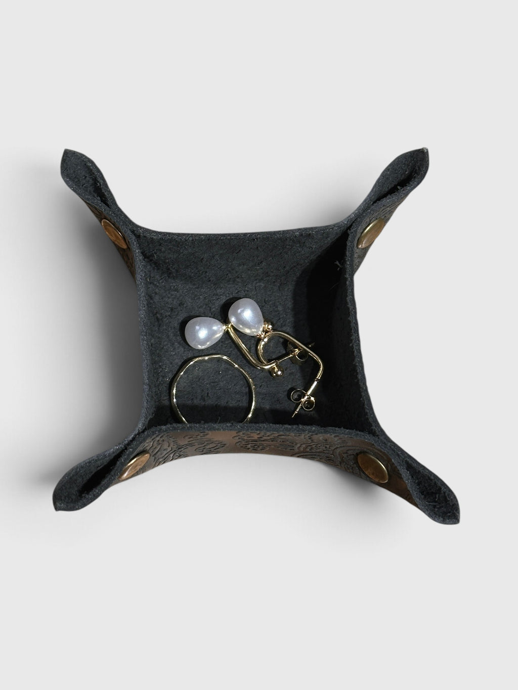 Leather Jewelry Tray