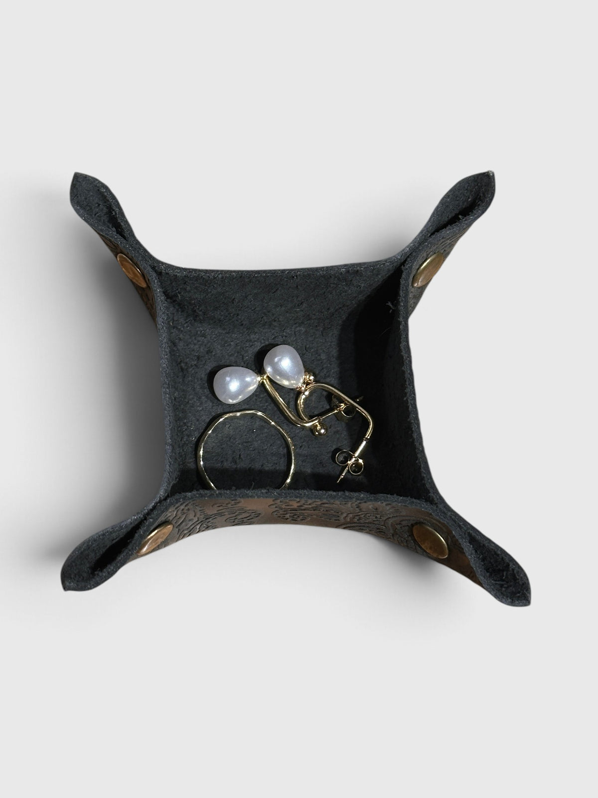 Leather Jewelry Tray