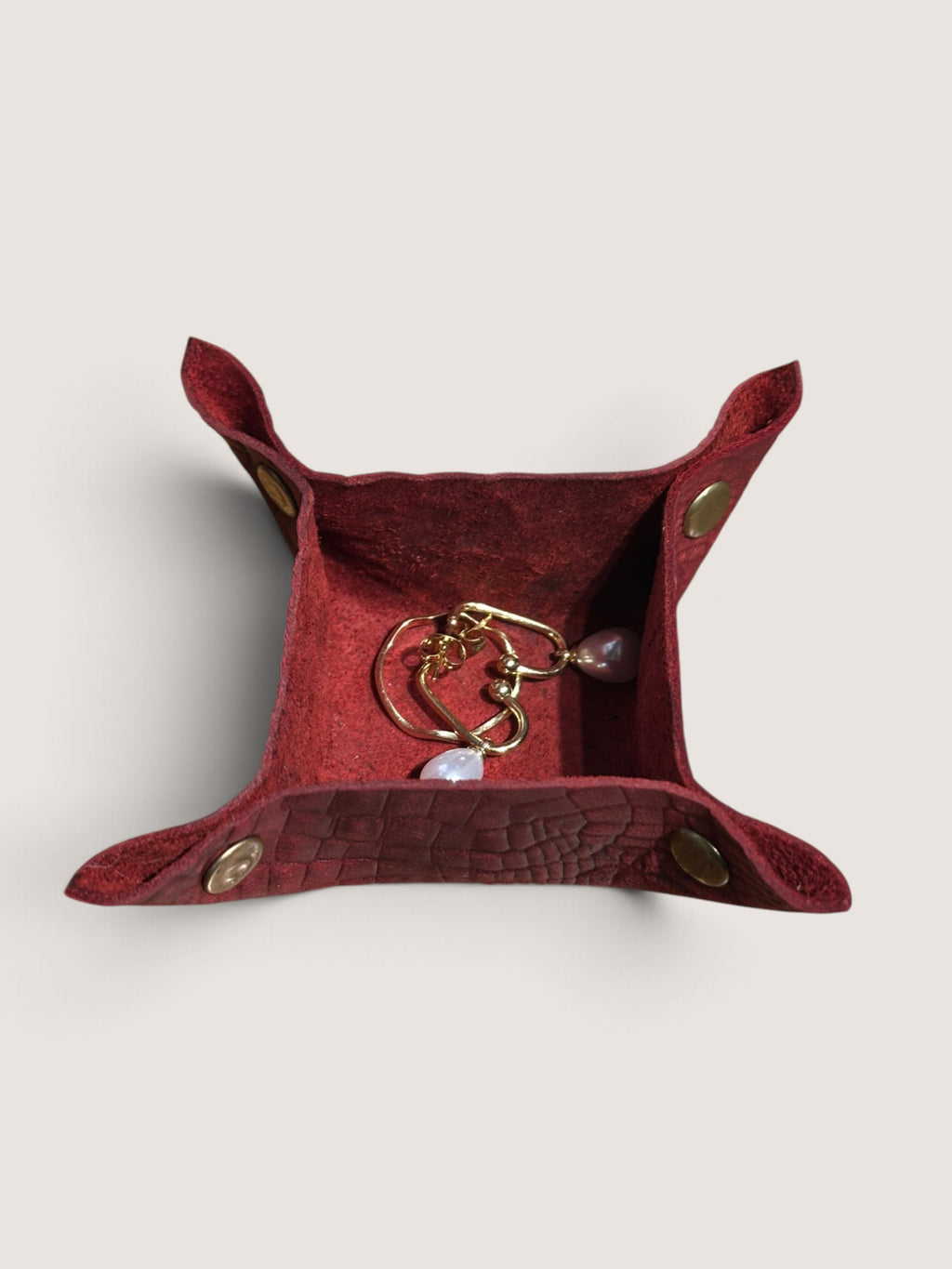 Leather Jewelry Tray