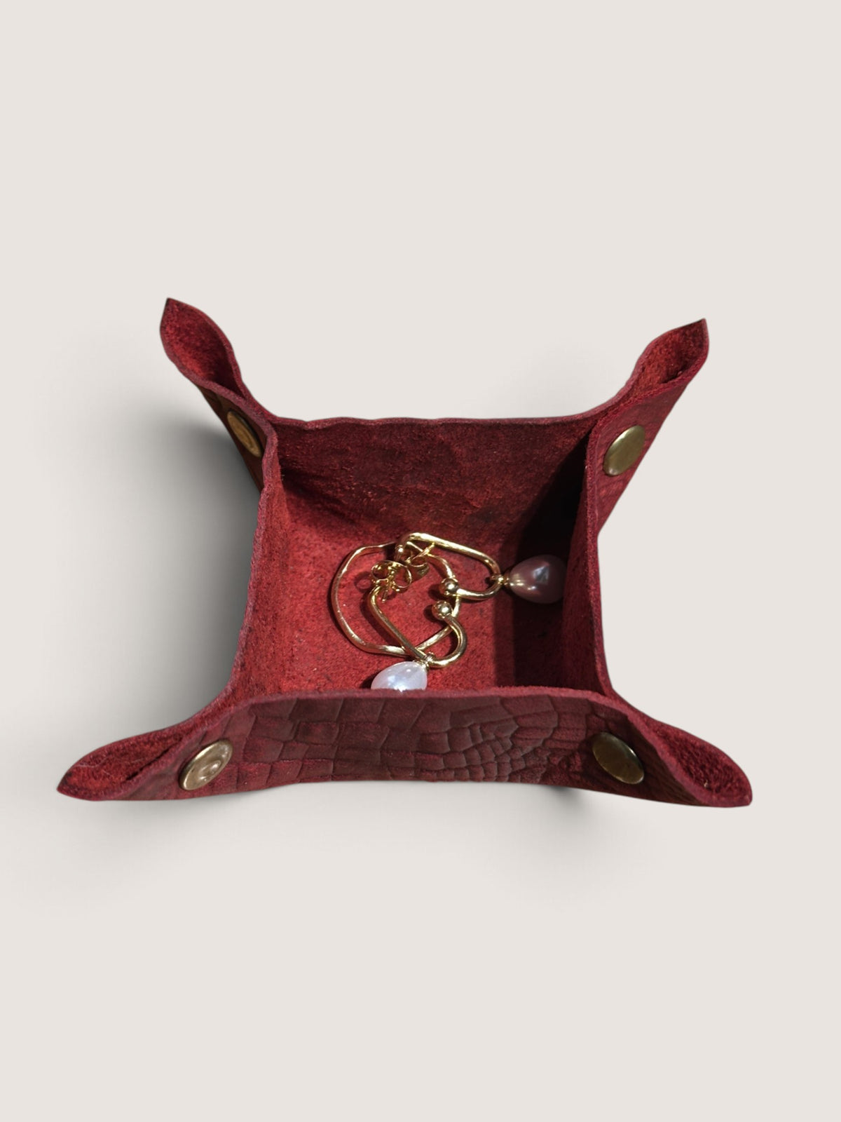 Leather Jewelry Tray
