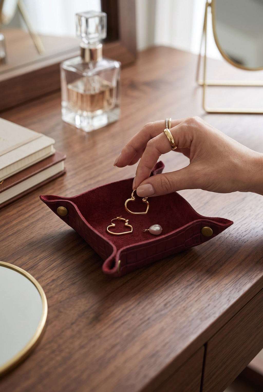 Leather Jewelry Tray