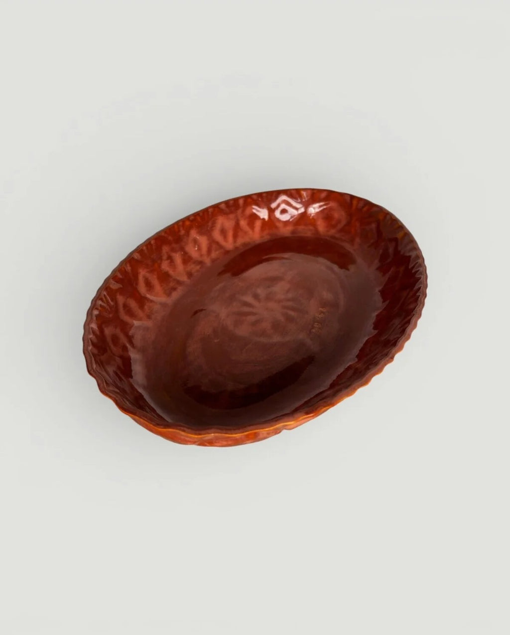 Seramik Oval Sunum Tabağı