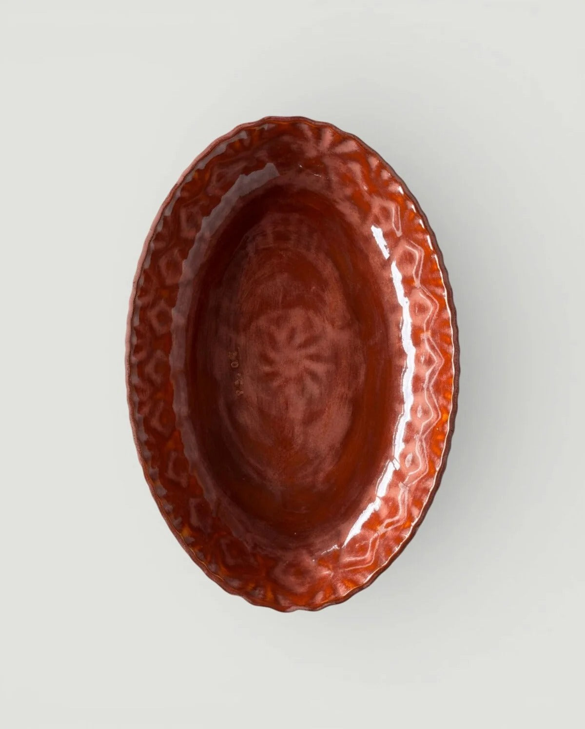 Seramik Oval Sunum Tabağı