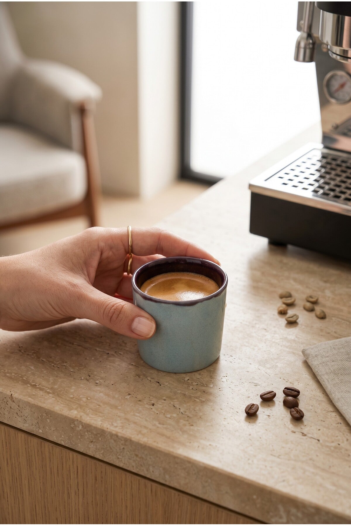 Seramik Espresso Fincanı