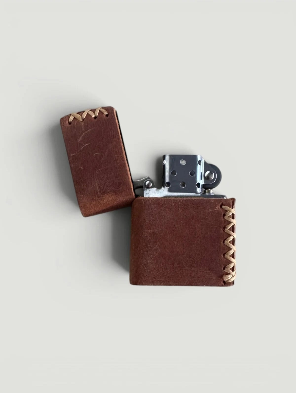 Leather Wrapped Lighter