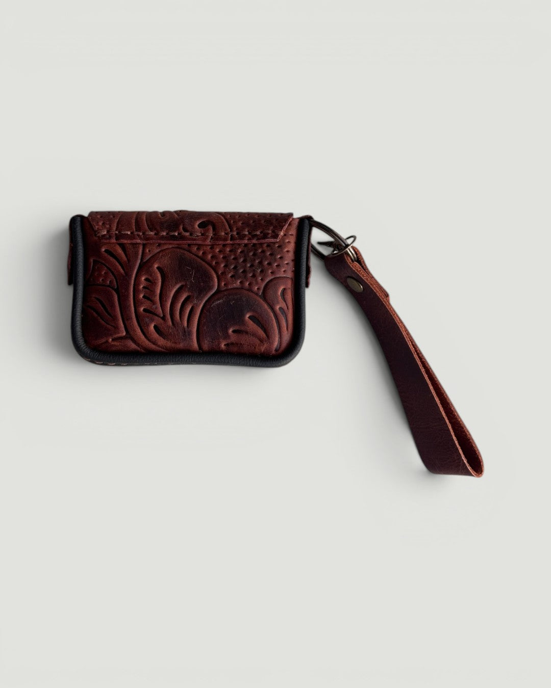 Kabartma Deri Bozuk Para Kesesi