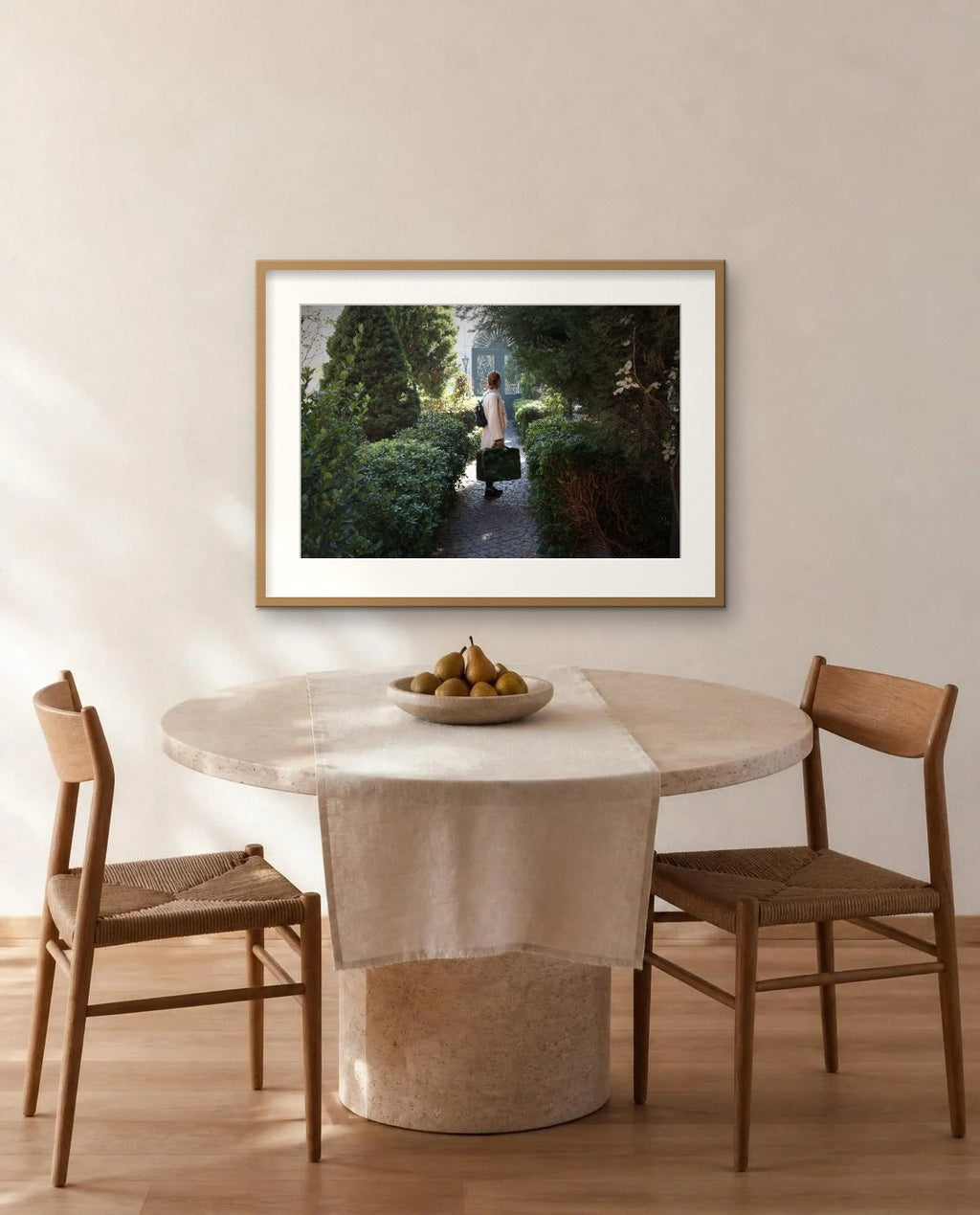 The Journey — framed fine art print shown in a room (illustration; ships unframed)