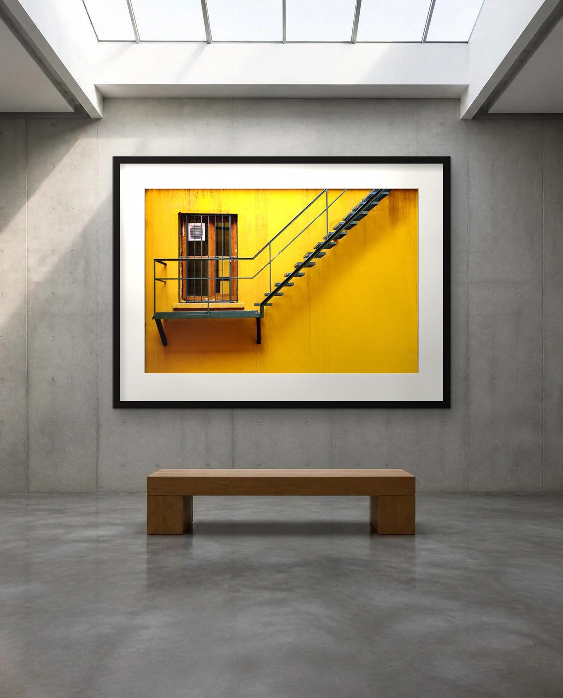 Contradiction — framed fine art print shown in a room (illustration; ships unframed)