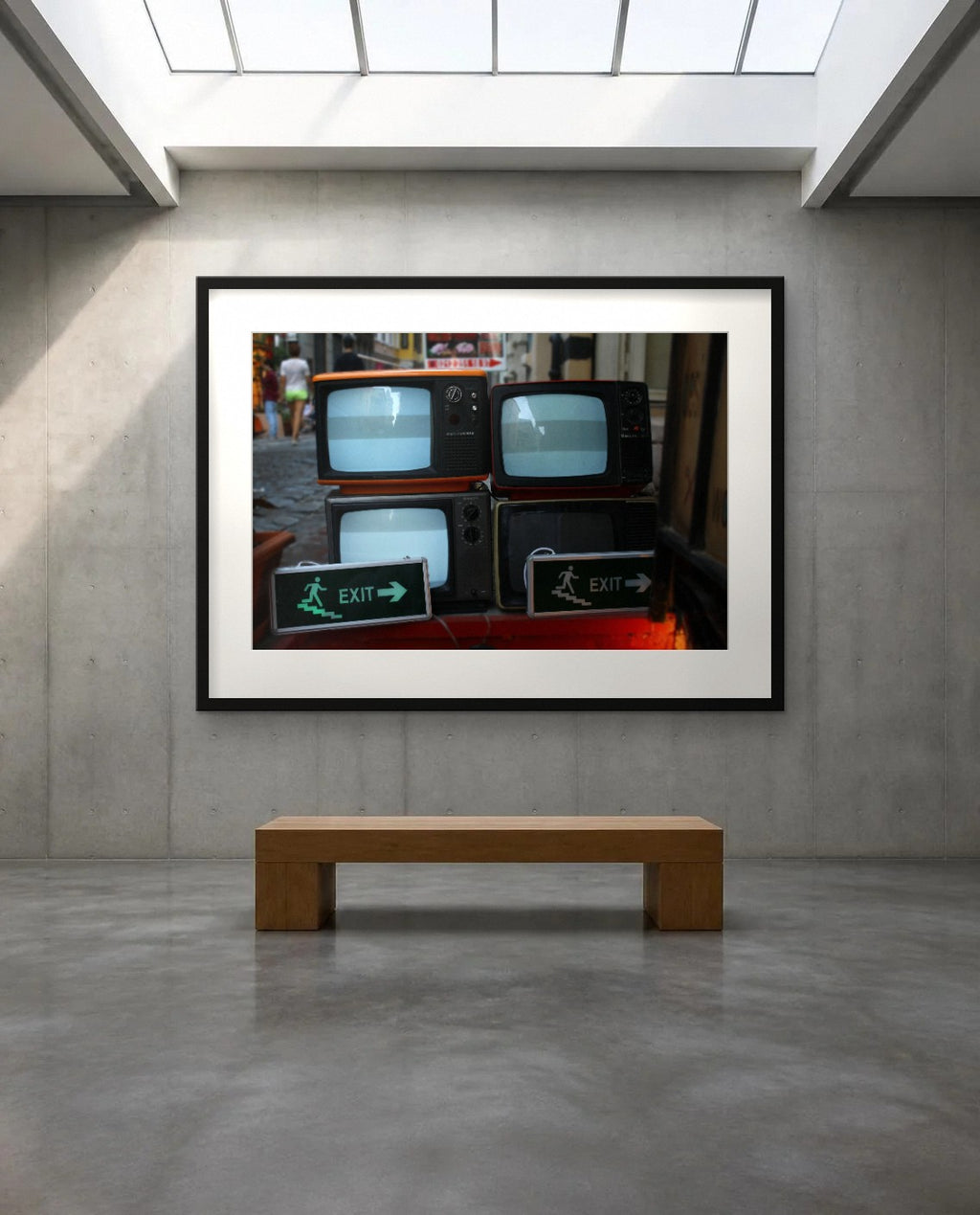 Frame — framed fine art print shown in a room (illustration; ships unframed)