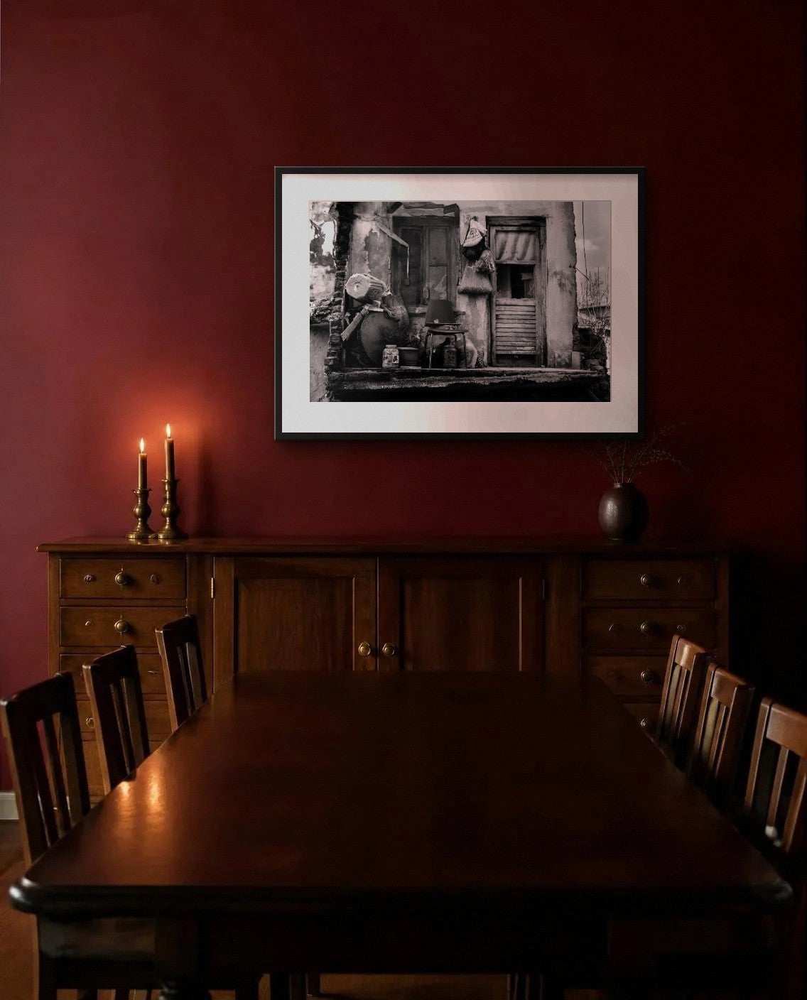 The Memory of Things — framed fine art print shown in a room (illustration; ships unframed)