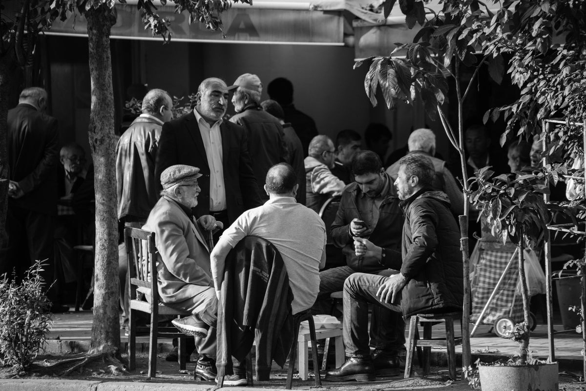 Outside the Coffeehouse