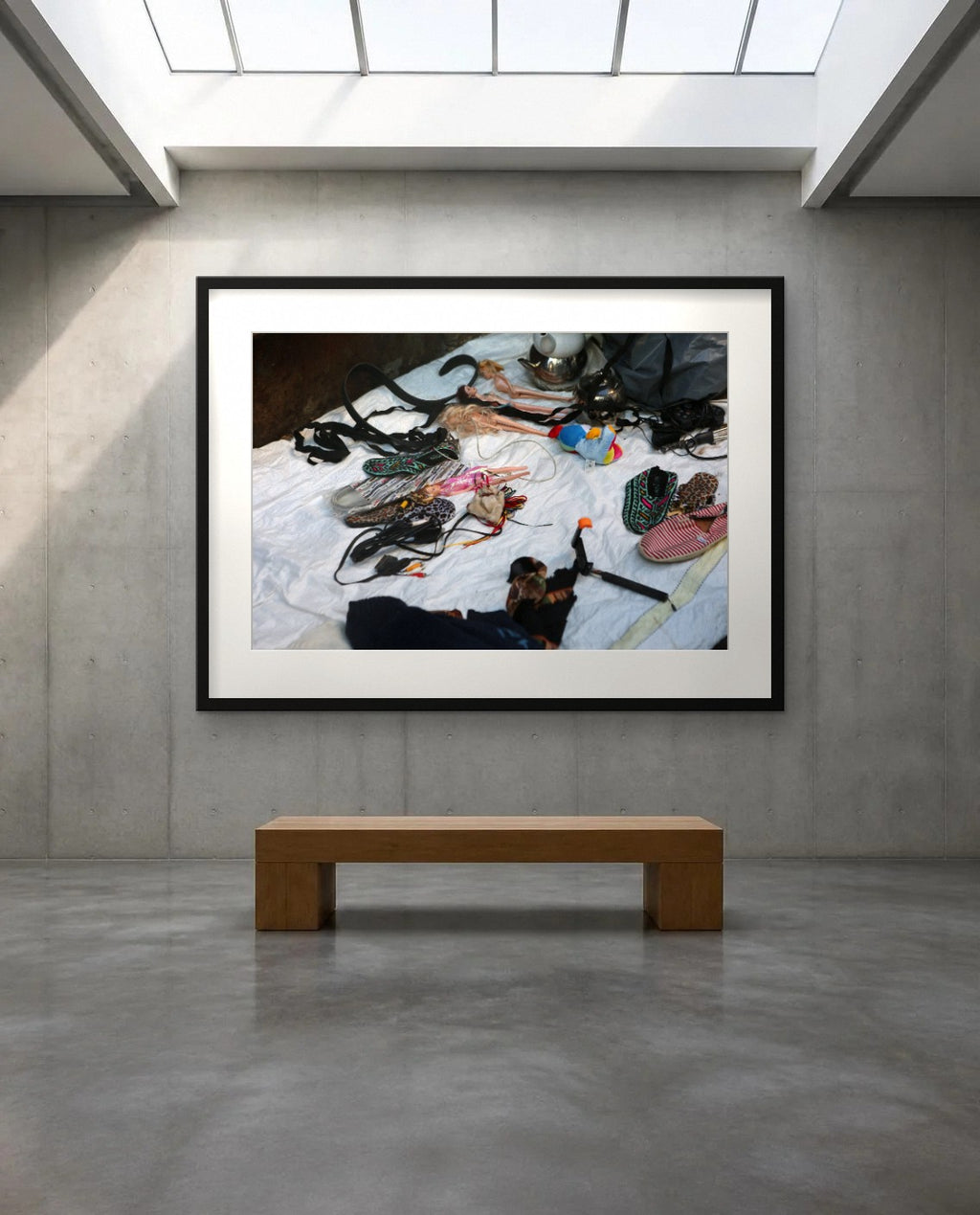 Chaos — framed fine art print shown in a room (illustration; ships unframed)