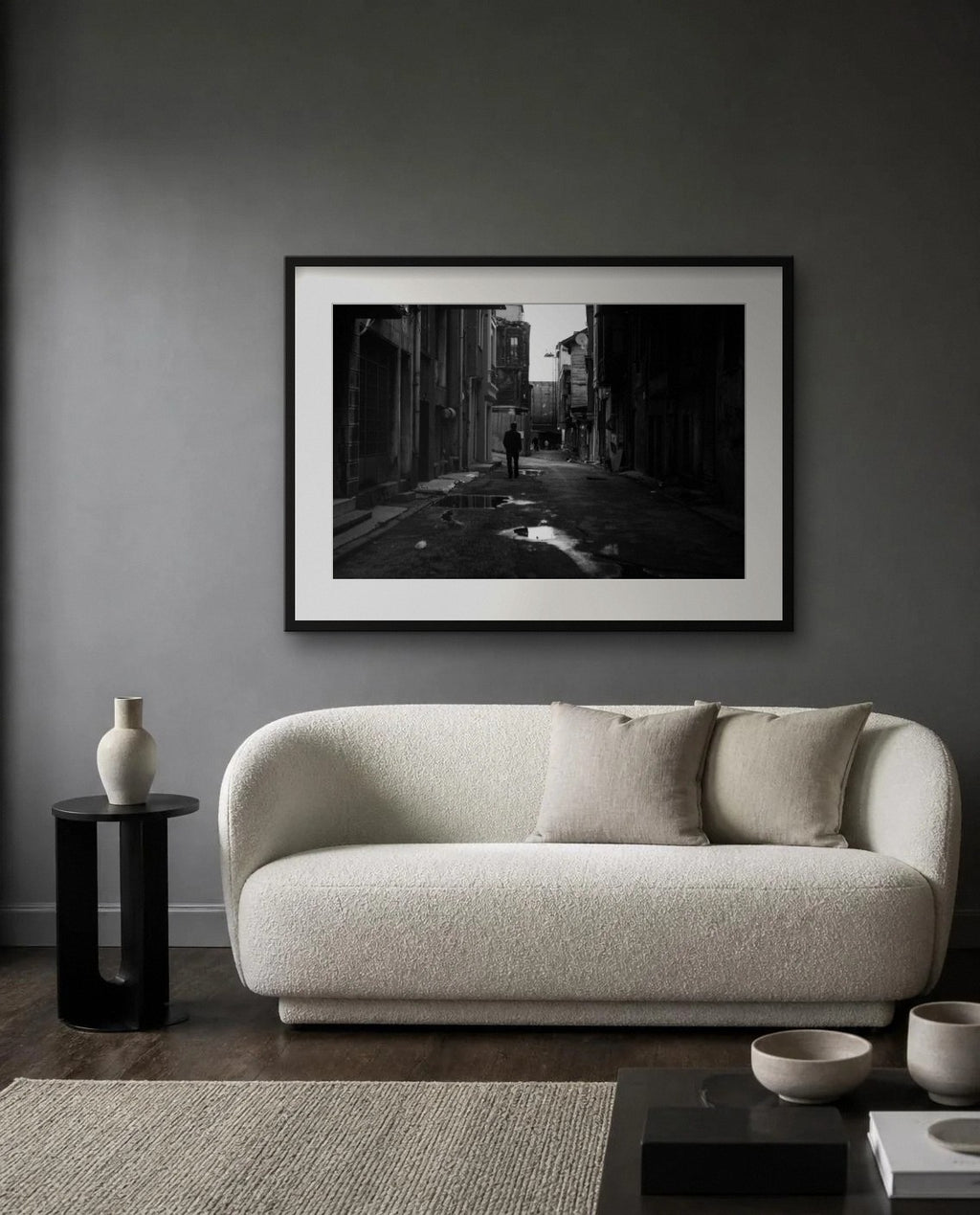 After the Rain — framed fine art print shown in a room (illustration; ships unframed)