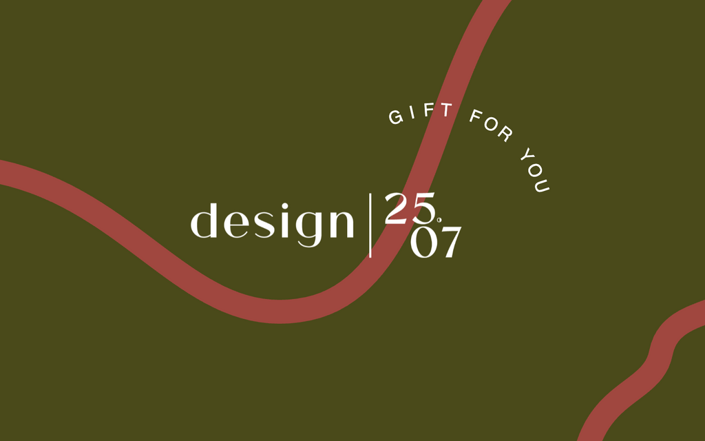 design 25.07 Printed Gift Card – Olive